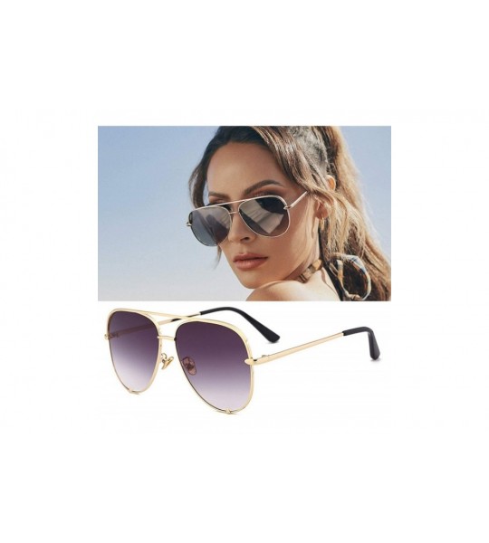 Round Sexy Lady Vintage Round Metal Sunglasses Men Driving Black Retro Mirror Sun Glasses Shade UV400 Oculos De Sol - CN197A2...