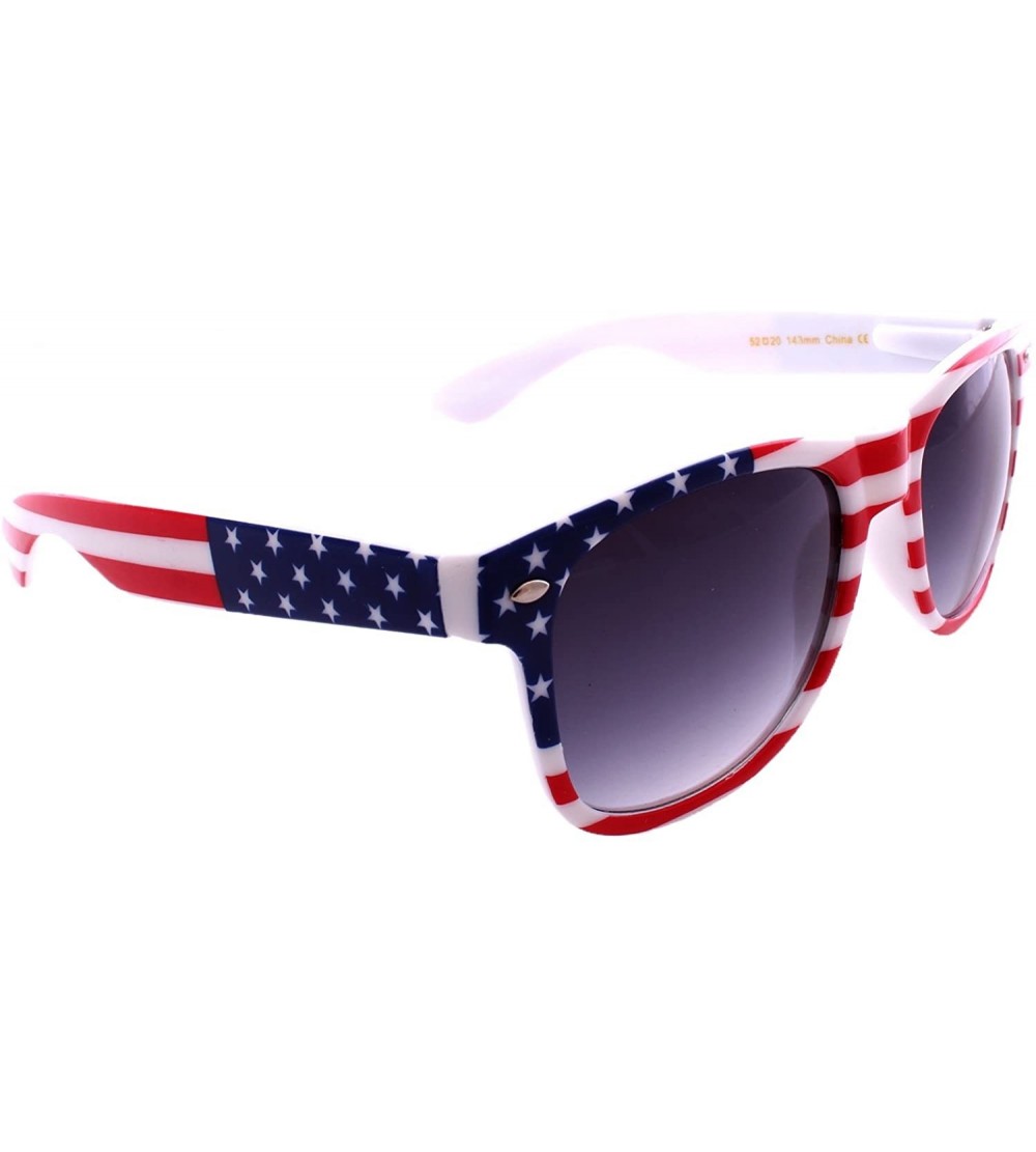Wayfarer Classic American Flag Wayfarer Sunglasses - C612HSCQSWN $18.00