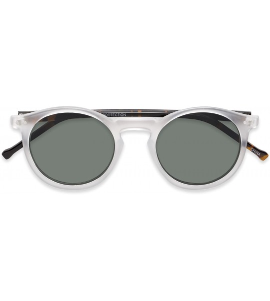 Round Sunglass Warehouse Lincoln - Plastic Round Men's & Women's Full Frame Sunglasses - CJ12NZHZ1HM $19.82