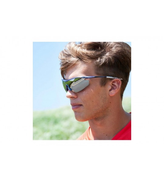 Sport Zeta Yellow Running Sunglasses with ZEISS P2140 Yellow Tri-flection Lenses - CO18KM8MK59 $32.47