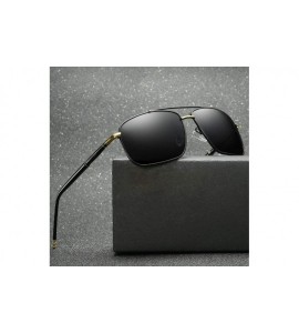 Sport Polarized sunglasses reflected dazzling Glasses - Black+silver - CT18U9DLER5 $39.45