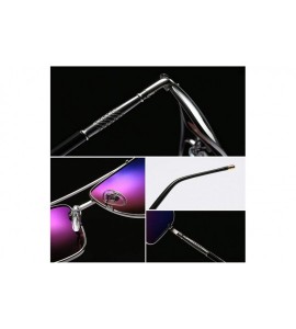 Sport Polarized sunglasses reflected dazzling Glasses - Black+silver - CT18U9DLER5 $39.45