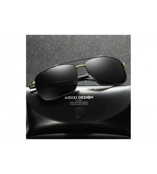 Sport Polarized sunglasses reflected dazzling Glasses - Black+silver - CT18U9DLER5 $39.45