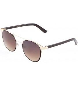 Cat Eye Thin Bridge Top Bar Cat Eye Sunglasses Sunglasses - Brown - CK1903U72IW $26.17