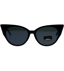 Butterfly Womens Fashion Sunglasses Butterfly Cateye Frame Slim Design UV 400 - Black (Black) - CI18KIA36II $20.34