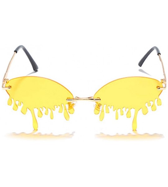 Sport Fashion Funny Personality Sunglasses Teardrop Style Glasses - 5 - C9190HDLDLS $57.68