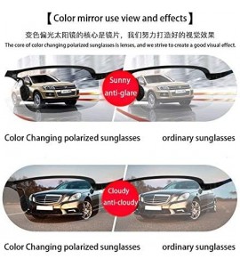 Sport Color-changing sunglasses polarized sunglasses fishing sport driving glasses - C2197HLN7D8 $33.38