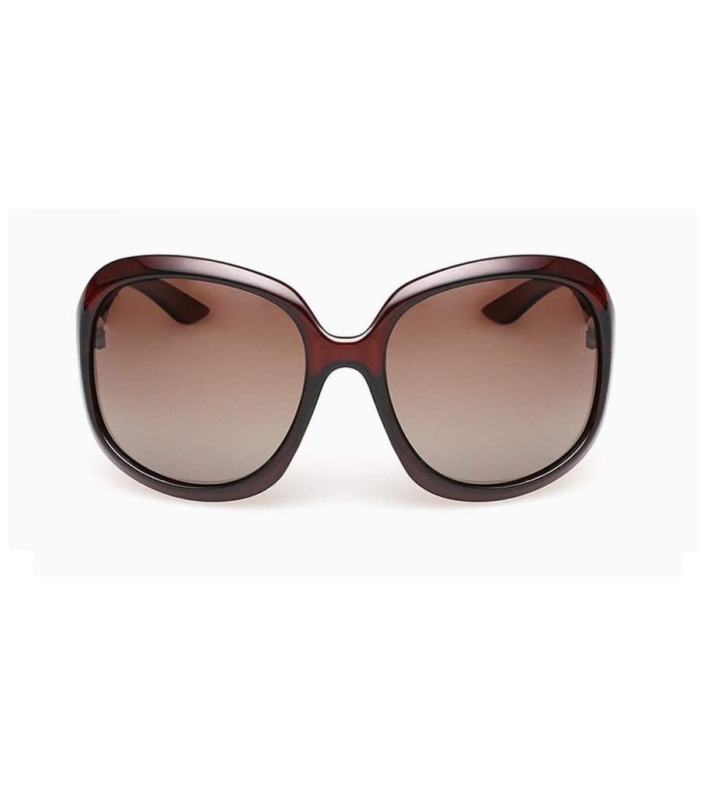 Oversized Polarized Sunglasses Oversized Female Sun Glasses Fashion Ladies Retro Luxury Womens Sunglasses UV400 - 4 - C618QY3...