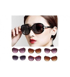 Goggle 7PC Unisex Fashion Men Women Eyewear Casual UV Protection Fashion Retro Sun Gla - CU190E5H6SA $41.77