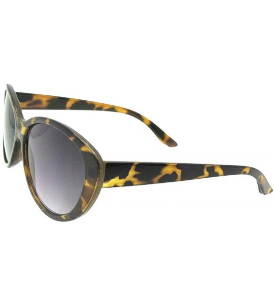 Cat Eye Fashion Cat Eye Full Reading Lens Sunglasses R99 - Lite Tortoise Gray Lenses - CP18G2HO84K $27.95