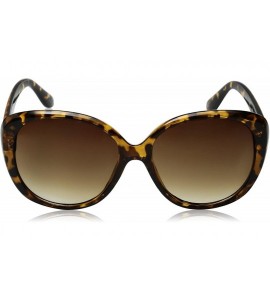 Oversized Women's P2419 Oversized Sunglasses- Tort/Gradient Brown - CX12MZSIJ33 $23.04