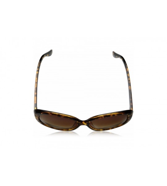 Oversized Women's P2419 Oversized Sunglasses- Tort/Gradient Brown - CX12MZSIJ33 $23.04