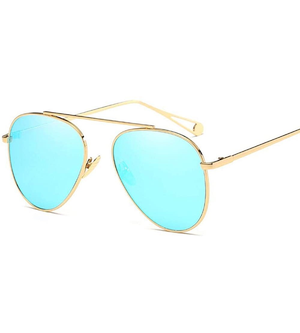 Aviator Sunglasses Fashion Metal Frame Color Coating UV400 Outdoor Travel Summer Sun 6 - 2 - CU18YLZ0986 $18.35