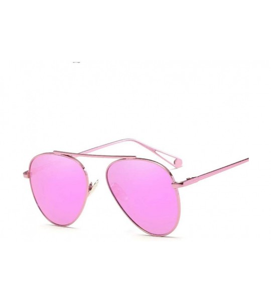 Aviator Sunglasses Fashion Metal Frame Color Coating UV400 Outdoor Travel Summer Sun 6 - 2 - CU18YLZ0986 $18.35