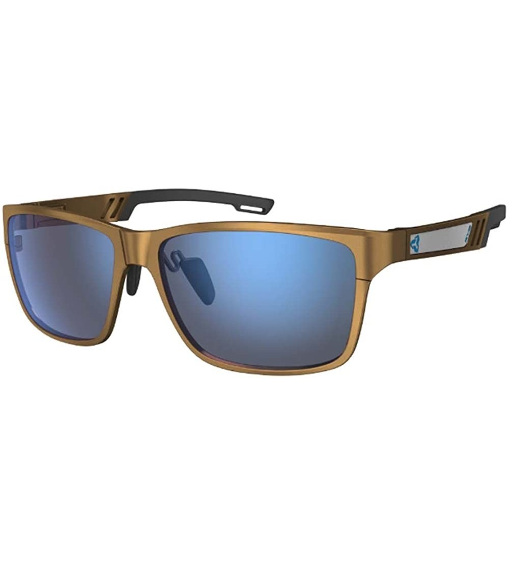 Sport Pello Standard Sunglasses - Gold/Silver - C017XXITOWE $71.25