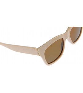 Square Women's Shine On Polarized Square Sunglasses - Taupe - 53 mm 0 - C918INE2D35 $43.08