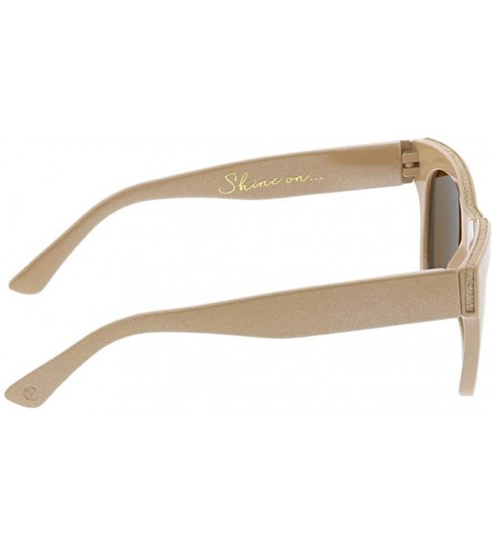 Square Women's Shine On Polarized Square Sunglasses - Taupe - 53 mm 0 - C918INE2D35 $43.08