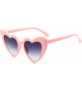 Cat Eye Sunglasses Women Cat Eye Vintage Sun Glasses Christmas gift Heart shape Party Glasses - Wgray - CR18W4EG9LS $21.53