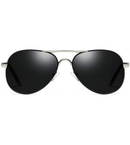 Sport Polarized Sunglasses for Men and Women Unbreakable Frame UV400 - Silver - CN1996X804M $44.67