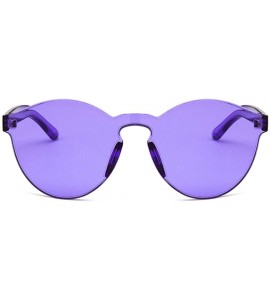 Oval Women Sunglasses Retro Pink Drive Holiday Oval Non-Polarized UV400 - Purple - C118RI0SMMW $19.16