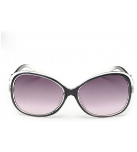 Oversized Glasses- Fashion Women Men Double Ring Decoration Shades Sunglasses Integrated UV - 3897e - C018RR2MEGR $16.99