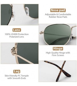 Round Women Retro Sunglasses - Vintage Round Sunglasses Classic Designer Style - UV400 Protection - CS18Q44HZEC $22.75