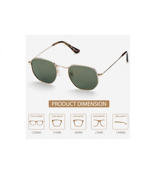 Round Women Retro Sunglasses - Vintage Round Sunglasses Classic Designer Style - UV400 Protection - CS18Q44HZEC $22.75