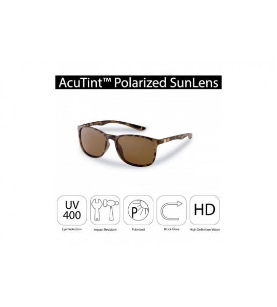 Sport UNA Polarized Sunglasses with AcuTint UV Blocker for Fishing and Outdoor Sports - C718IIM66UT $43.72