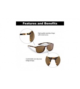 Sport UNA Polarized Sunglasses with AcuTint UV Blocker for Fishing and Outdoor Sports - C718IIM66UT $43.72