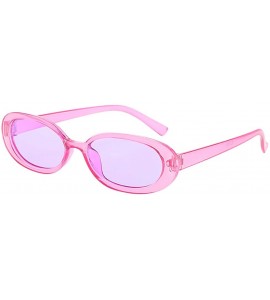 Square Sunglasses Small Frame UV400 Protection Vintage Sun Glasses for Women Fashion Spring Summer Accessories - Pink - CG190...