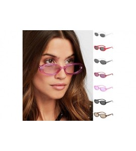 Square Sunglasses Small Frame UV400 Protection Vintage Sun Glasses for Women Fashion Spring Summer Accessories - Pink - CG190...