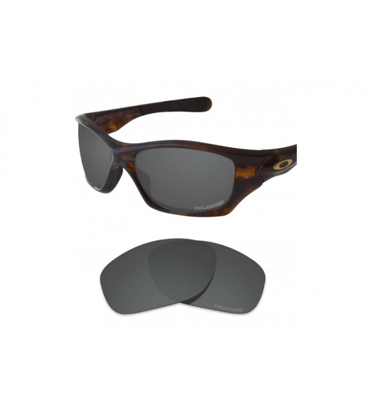 Oval Performance Replacement Lenses Pit Bull Polarized Etched - Value Pack - Carbon Black & Sapphire Blue - CN18I6C8GWY $63.05