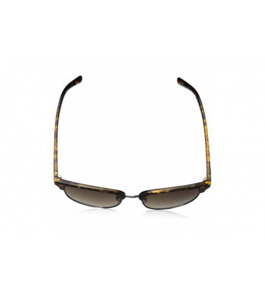 Round Pld1012/S Round Sunglasses - Ruthenium/Brown Gradient - CG11RIFJ143 $80.23