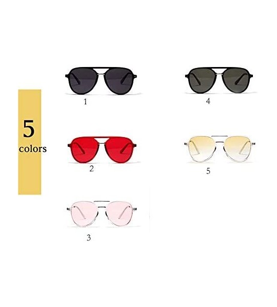 Aviator Gradient Sunglasses Designer Fashion Eyewear - Black - CP18AC8IZ9K $21.62