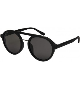 Round Retro Vintage Inspired Round Circle Sunglasses UV Protection Microfiber Pouch Included - C118YLECX2O $18.56