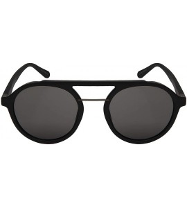 Round Retro Vintage Inspired Round Circle Sunglasses UV Protection Microfiber Pouch Included - C118YLECX2O $18.56