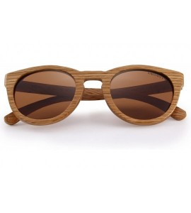 Square Polarized Wooden Coated Floating Sunglasses Mens/Womens vintage Eyewear S5268 - Brown - CU185DIC5LE $28.38