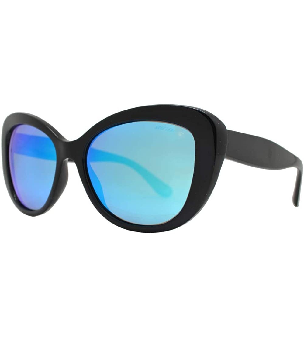 Oversized Polarized Sunglasses for Women - Medium Cat Eye Vintage Classic Retro Fashion Design UV Protection Lens - C418HY82A...
