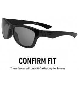 Sport Polarized Iridium Replacement Lenses Jupiter Sunglasses - Multiple Options - Black - C0120X6U6CT $59.87