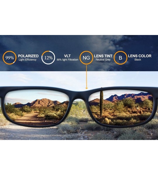 Sport Polarized Iridium Replacement Lenses Jupiter Sunglasses - Multiple Options - Black - C0120X6U6CT $59.87