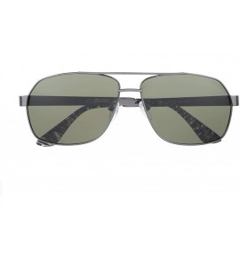 Rectangular SANTANA Gale Polarized Round Sunglasses - Shiny Gun / Grey - CE188KIC2NN $50.23