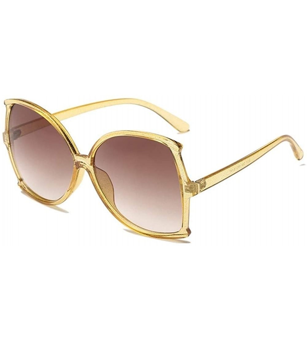 Oversized Oversize Butterfly Sunglasses Women Big Fishtail Frame Sun Glasses Men 2020 Retro Eyewear for Female UV400 - C3199Q...
