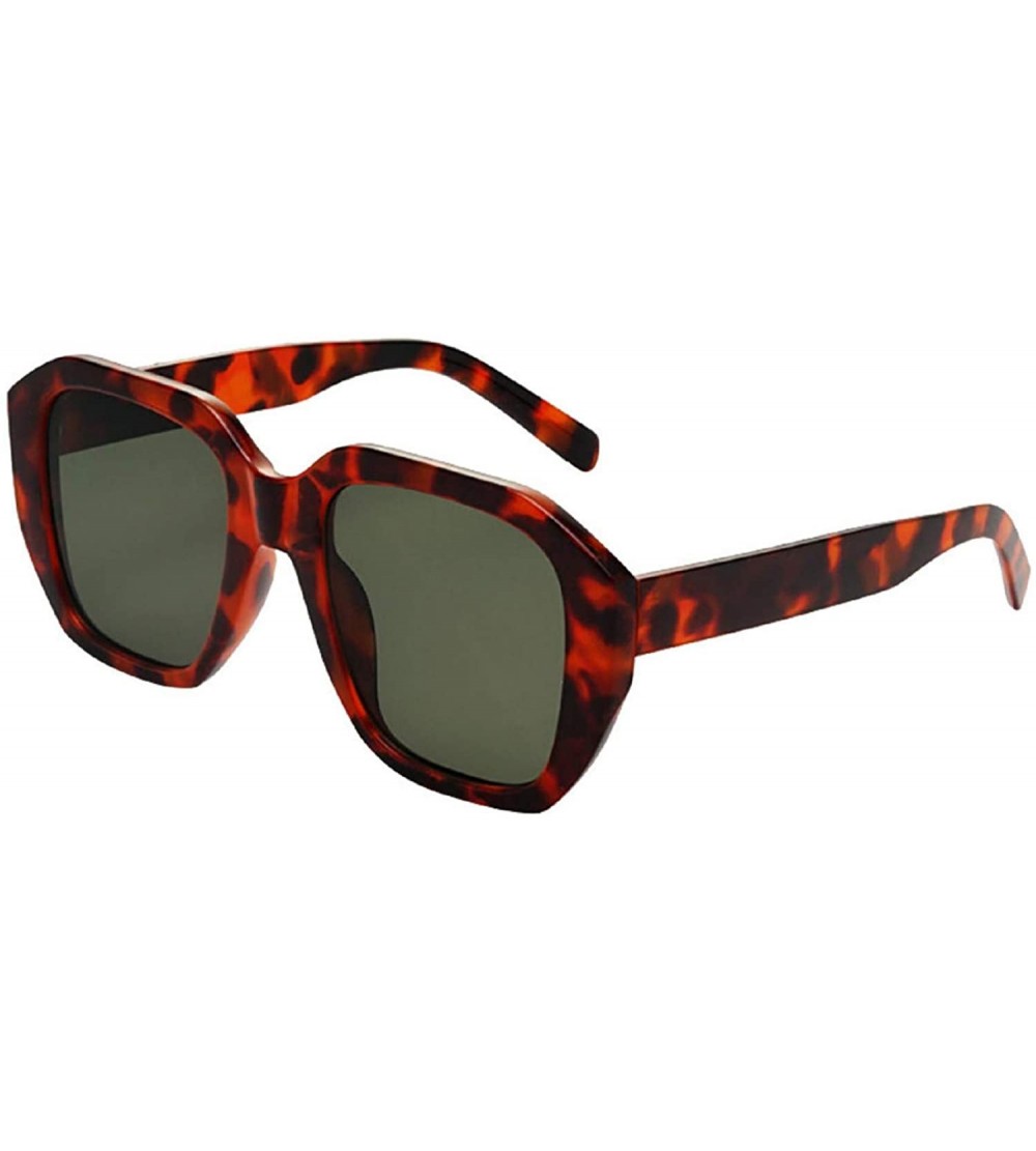 Shield Vintage Oversized Women's Polarized Shield Frame Sunglasses Shades UV Protection - A - CM18UDC7WKM $20.57