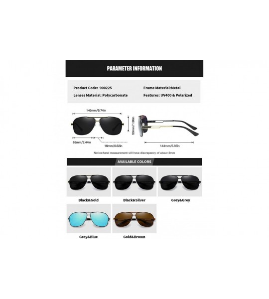 Sport Polarized Sunglasses for Men Driving Avaitor Sun Glasses Women lentes de sol - Grey Blue - CO194W9EMUU $28.14