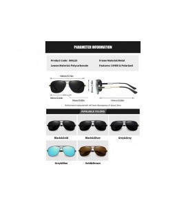 Sport Polarized Sunglasses for Men Driving Avaitor Sun Glasses Women lentes de sol - Grey Blue - CO194W9EMUU $28.14