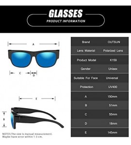Goggle Wear Over Prescription Glasses Sunglasses Polarized Women Men - Tortoise - CD18UTDT828 $32.18