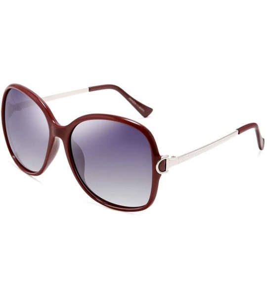 Sport Sunglasses Sunglasses Ladies Fashion Glasses - Reddish Brown - CY18WIMHQOU $88.80