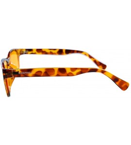 Rectangular SLEEPWELL EYEWEAR CHELYS - Blue Blocking Amber Glasses - CE12FJUAFD3 $83.38