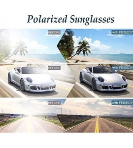 Square Great Classic Polarized Sunglasses Men Women HD Lens B1858 - 004 Leopard - C418OSYU2I9 $22.35