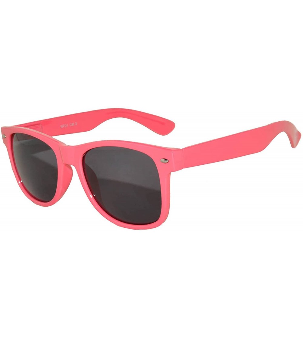 Sport Women's Men's Sunglasses Retro Pink Rose Frame - Pink_rose_smoke - CP187GC8E9D $18.64